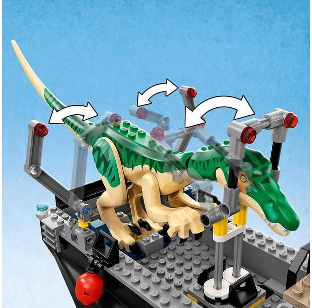 LEGO Jurassic World 76942 Динозавр Барионикс и побег на лодке