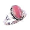 Natural Rhodochrosite Gemstone Handmade 925 Solid Sterling Silver Ring S.9 k6N58