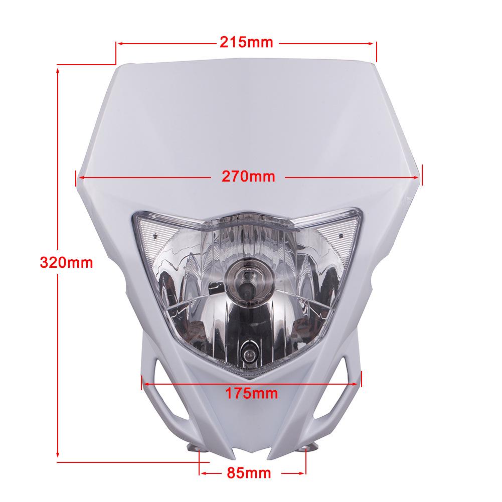 YAMAHA WR450F/WR250F Off-road Ghost Face Headlight Cover