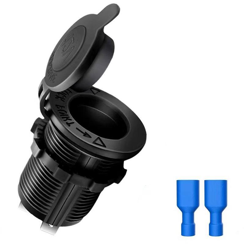 Waterproof Motorcycle Modified Car Phone Charger with QC3.0 Fast Charging - Dual USB Adapter