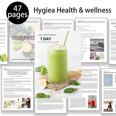 Health Planner Notebook Daily Wellness For Diet Fitness Goals Habit Journal