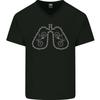 26 Bicycle Lungs Cyclist Funny Cycling Bike Mens V-Neck Cotton T-Shirt Unisex T-Shirt