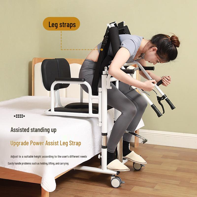 Hydraulic Lift: Multifunctional Assistive Device for Paralyzed Elderly – Aids in Standing, Toileting, and Clothing Adjustment
