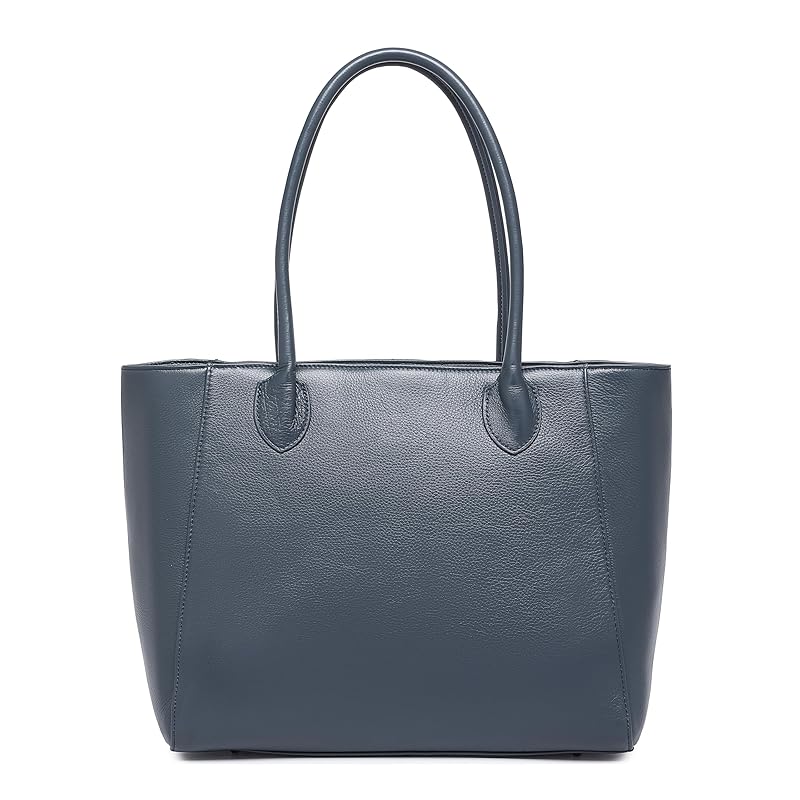

[Guscio Leather] Fine quality genuine leather tote bag unisex ladies men s large capacity A4 / 14 inch PC storage commuting bag Shoulder bag simple