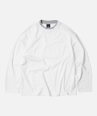 FRIZMWORKS Double Neck Pocket Tee _ White