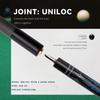 OKHEALING Karbonfaser Billard Queue Billardstöcke 12,9 mm Spitze Uni-loc Gelenk 147 cm / 58 Zoll Länge 19~21 oz Gewicht