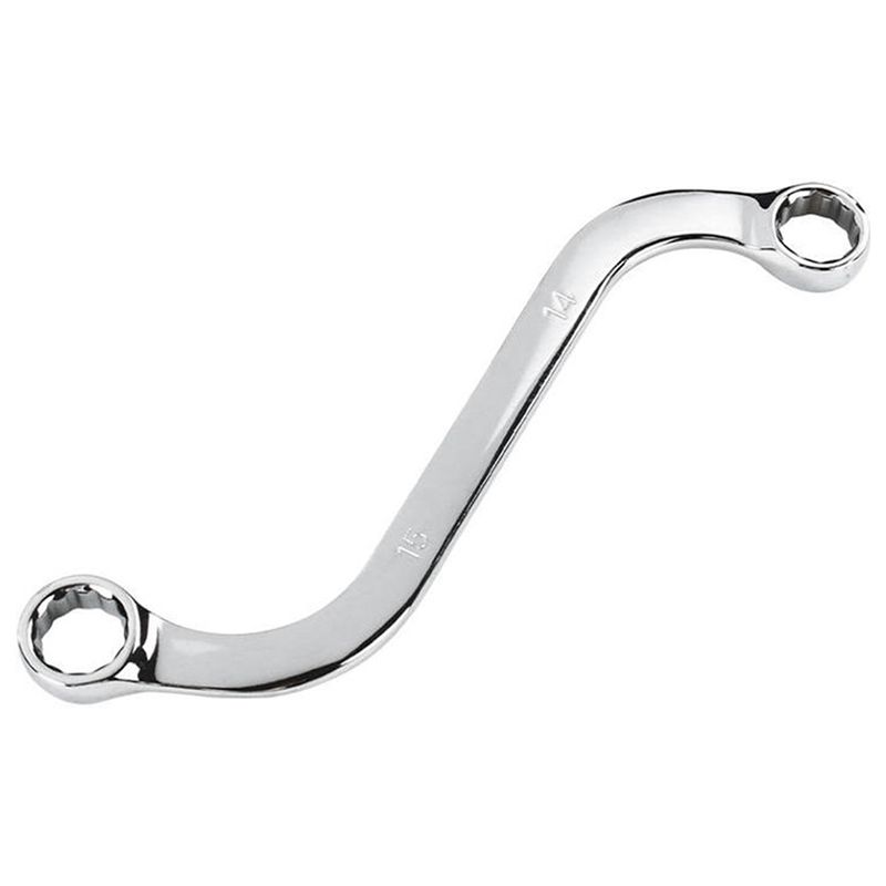 5Pcs S-Type Wrench Includes 10-11mm, 12-13 mm, 14-15 mm, 16-17 mm and 18-19 mm Machine Fastener Repair Tools.
