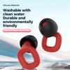 Silicone Earplugs Noise Reduction Foldable for Swimming Studying Sleep Earplug Tappi Per Orecchie