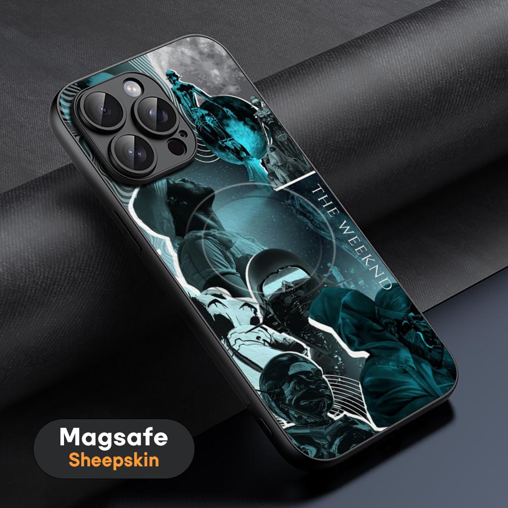 Hot W-Week-NDES Star Cool Phone Case For iPhone 17 16 15 14 13 12 11 Plus Pro Max  High-end Luxury Magsafe Sheepskin