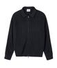 Akecii Dancing Collar Knit Zip-Up_Black