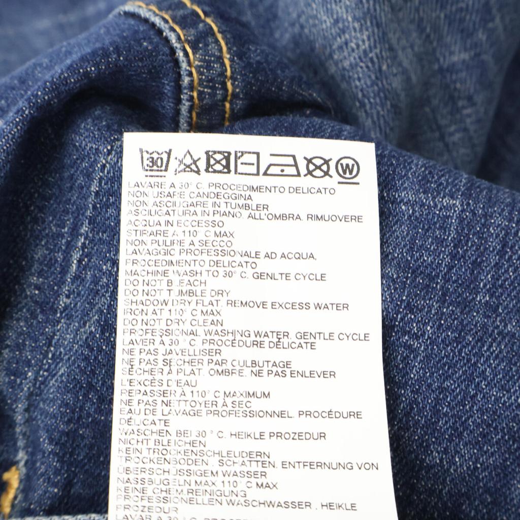 Dsquared2 S74LB0760 Tidy Biker Jeans Bottoms 44 IndigoUsed