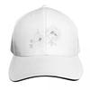 Peony Pattern  Flower Line Art Baseball Cap Bobble Hat Wild Ball Hat Vintage luxury caps Hats For Women Unisexs