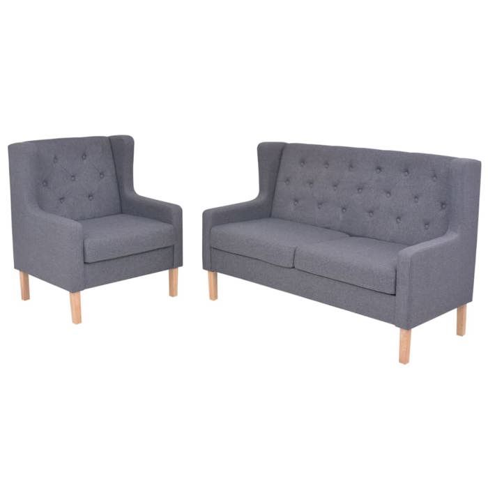 VidaXL Ensemble de Canapé 2 pcs Canapé de Salle de Séjour Sofa de Salon Meuble de Salon Sofa de Salle de Séjour Maison 274932