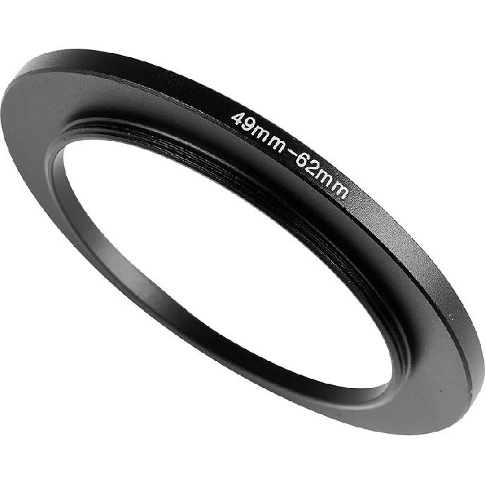 72-77mm Metal Step-Up/Down Ring Adapter Compatible with Mirrorless Cameras DSLR Lens, UV CPL ND Filter Thread Converter, Black