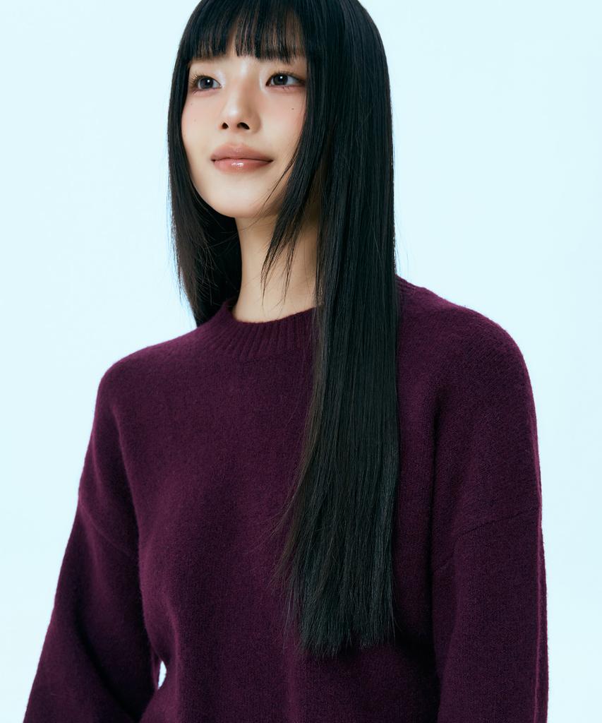 MIXXO [Essential] Round Neck Loose Fit Pullover_Miwkag110T