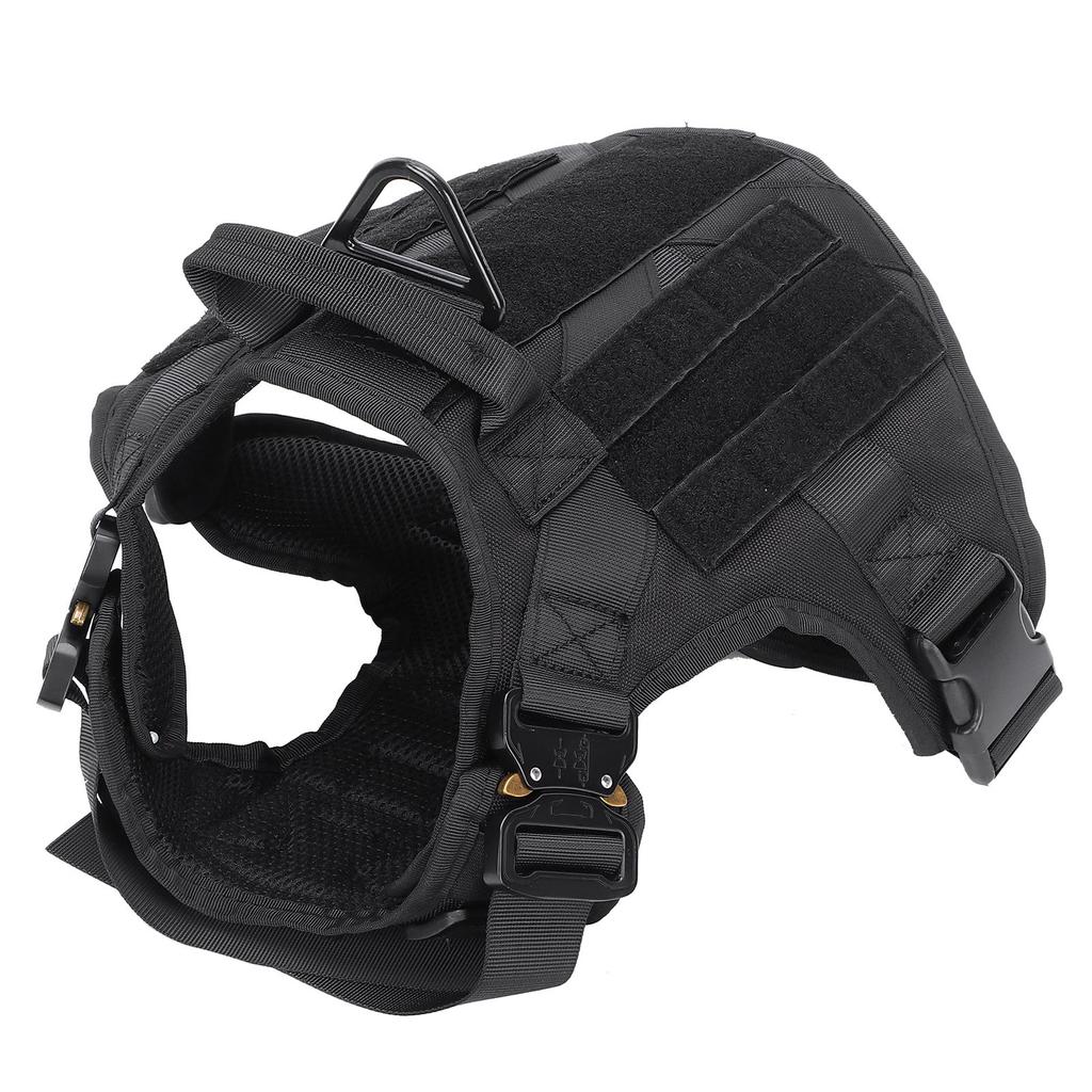 Dog Harness Pet Military Training Vest Harness Vest with Metal Buckle for Medium Large DogXL