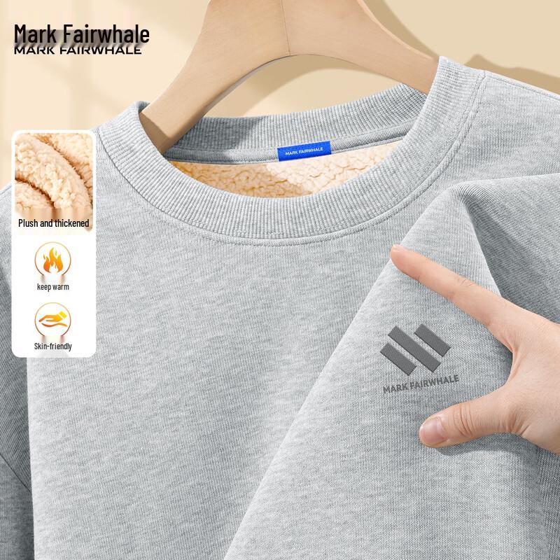 

Mark Fairwhale Men s Winter Fleece-Lined Round Neck Sweatshirt L