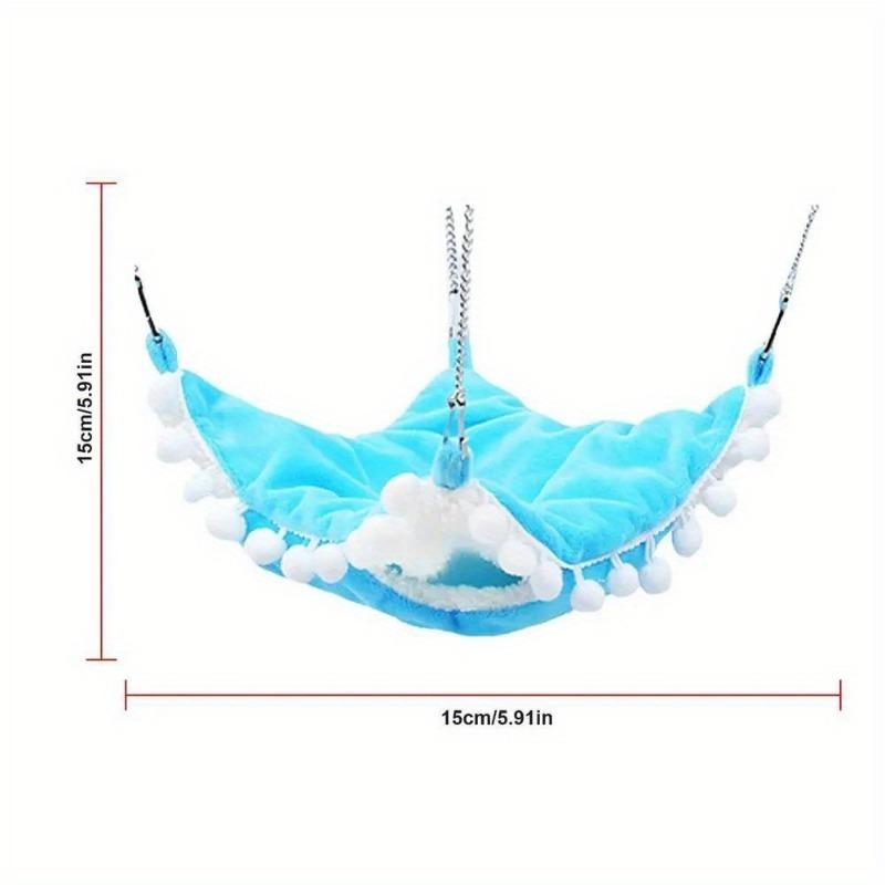 1pc Hanging Pet House Toy Soft Warm Hamster Hammock Bunk Bed for Sugar Glider Guinea Pigs