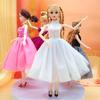 Multicolored Mini Mesh Skirt for 29cm Dolls - Babi Wedding Dress, Short Dress-Up Skirt for Toy Girls