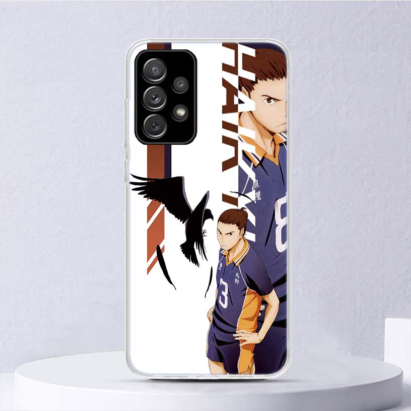 Anime Haikyuu Schulvolleyball Weiche Hülle Für Samsung Galaxy A17 A16 A26 A36 A56 A15 A14 A13 A55 A54 A53 Handyhülle A25 A35 A24
