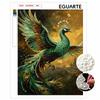 5D Pearl Kit Majestic Peacock Design DIY Enamel Ornaments for Home Wall Decoration Stress Relief Handmade Gift Frameless