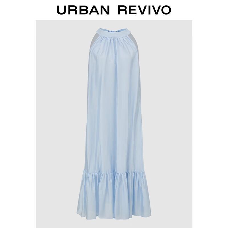 UR 2025 Women s Dopamine Tie-Strap Sleeveless A-Line Maxi Dress S