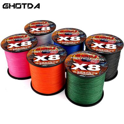 Vlasec 300M 8 pramenů X8 pletený multifilní PE silný pro lov kaprů 18LB 22LB 31LB 39LB 43LB 52LB 61LB 78LB