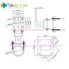 AP Bridge Antenna Clamp Clip Hoop Fixed Mount Bracket Wall Multi Function Fixture Pole Holder Adjustable Angle Iron Plated