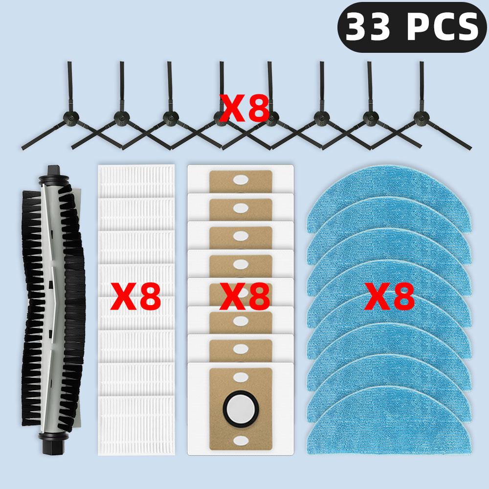 Compatible For ( iLife A30 Pro ) Replacement Parts Accessories Main Side Brush HEPA Filter Mop Cloth Dust Bag