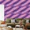 Watercolor Galaxy Wallpaper Violet and Purple for Living Room and Bedroom 50x1000