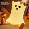 Magician Night Light 3 Brightness Levels Ghost Pumpkin Design Warm Yellow Pat