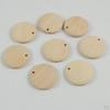 100 Pieces of Wooden Discs Round Circles with Hanging