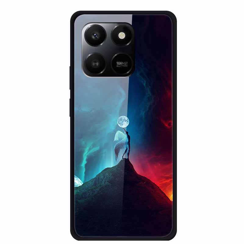 6.77" Glass Back Cover For Honor 400 Smart X7d 2025 Case Tempered Glass Case For Honor Play 10T 5G Case Protective Fundas Shells