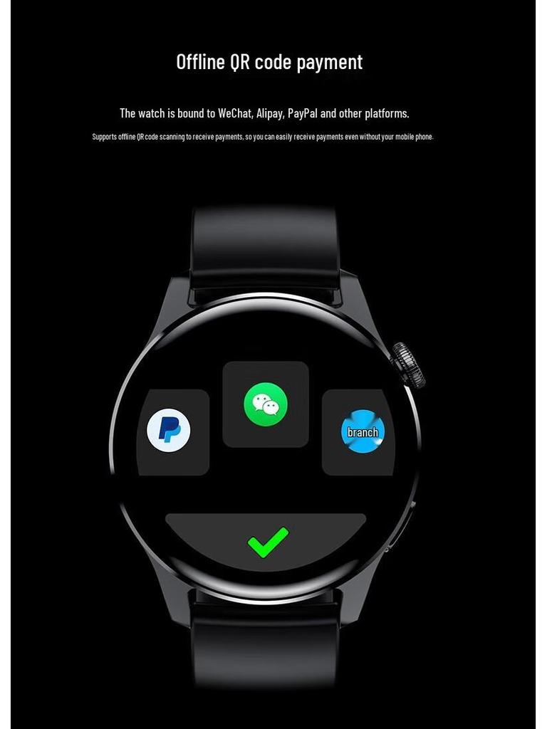 Huaqiangbei GT4 Smartwatch: 2025 NFC Payment, Sports Multibracelet with GT5 Functions