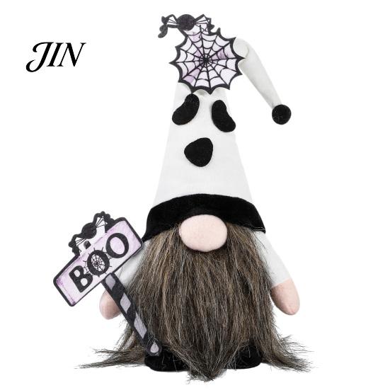 Halloween Ornaments Gnome Decor, Faceless Doll Figurine for Shelf Table, Spooky Holiday Decorations Cute Ornament Party Home, Trick or Treat