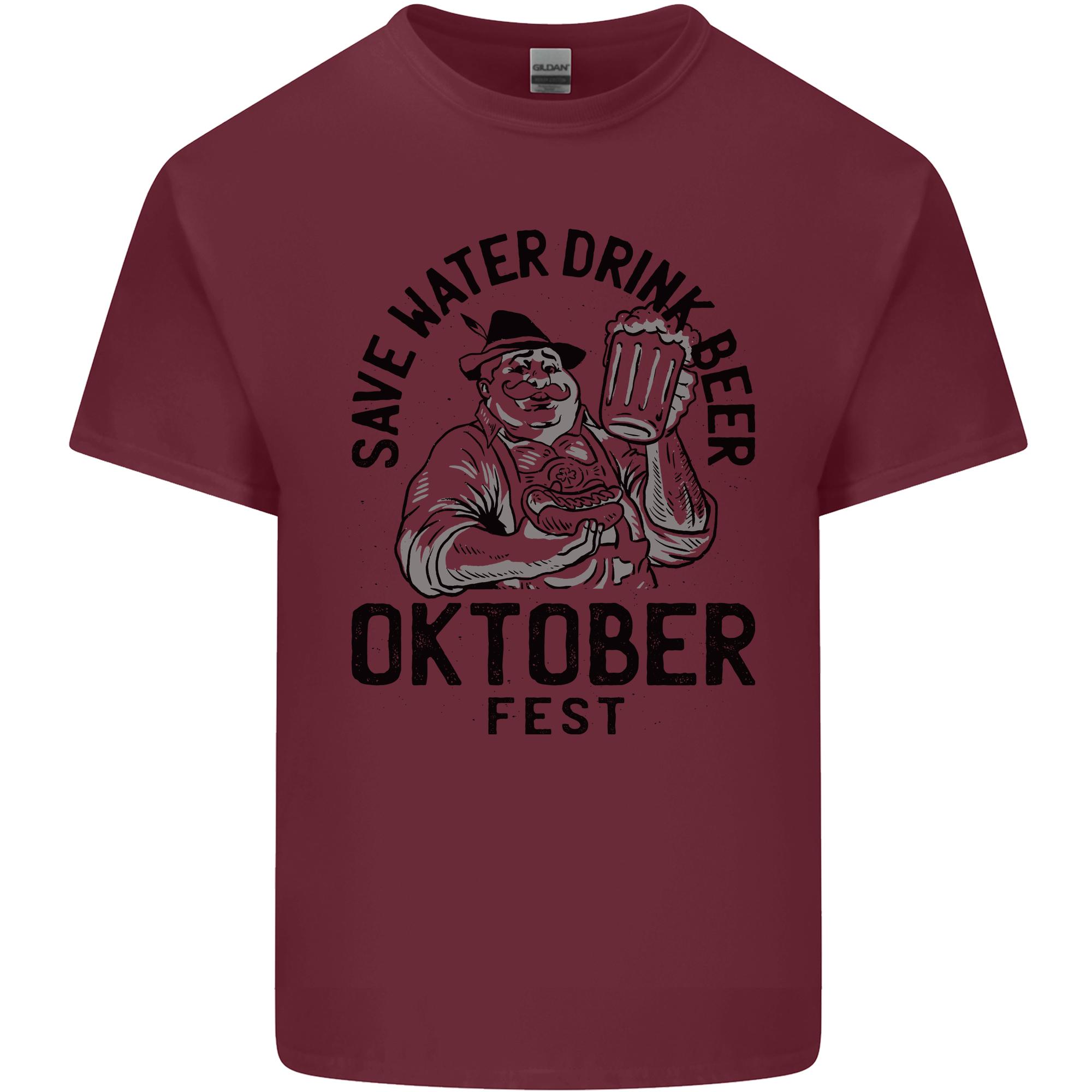 Oktoberfest Drink Beer Funny Alcohol Unisexs Light Cotton TShirt S