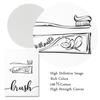 Wash Brush Floss Flush Black and White Minimalism Art WC Toilet Sign Posters Canvas Painting Nordic Wall Picture Bathroom Decor