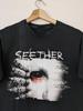 Seether Karma and Effect T-Shirt Cotton Black Unisex S-5XL YA1181 Unisex T-Shirt
