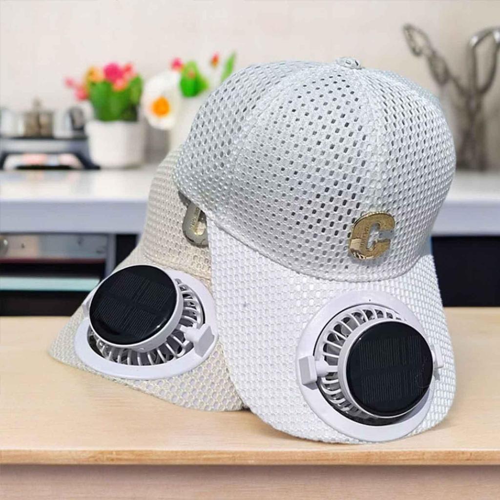 Solar Fan Hat USB Charging Solar Fan Sun Hat 3 Speed Sun Shade Duck Unisex Headwear For Outdoor Travel Camping Sports Cycling