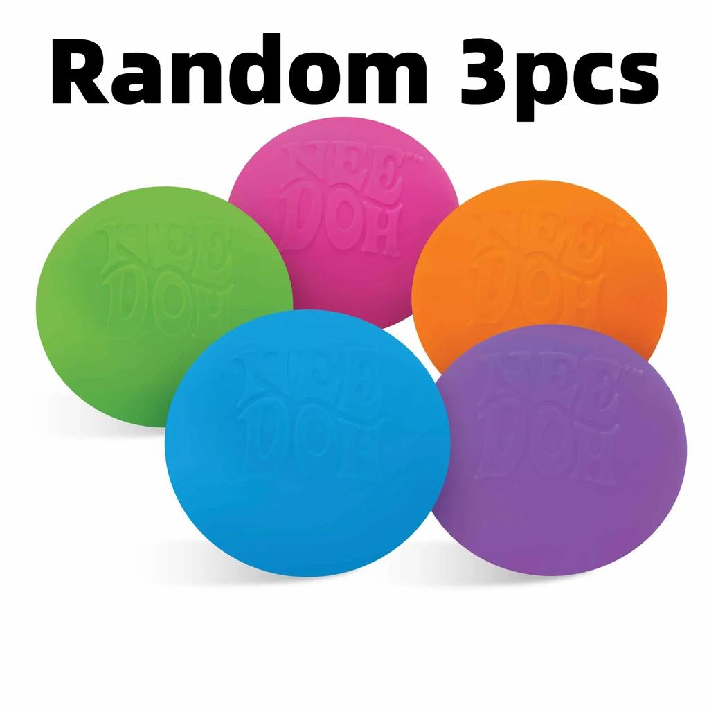 3.5Cm Mini Ball Needoh Teenie Singles Assortment Stress Relief Anti Anxiety Relax Fidget Toy Stress Relieve Rebound Relief