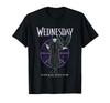 Wednesday Black Is My Happy Color Web Ring T-shirt