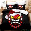 Angry Geometry Dash Bedding Set Single Twin Full Queen King Size Bed Set Aldult Kid Bedroom Duvetcover Sets 3D Print Kawaii 2022