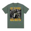 My Tummy Hurts Funny Skeleton Meme Print Tshirts Unisex Women Clothing Fashion Gothic Harajuku T Shirt Summer 100 Cotton T Shirts
