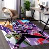 1pc Power Rangers Lightning Strike Chair Mat - Anime Cartoon Design, Non-Slip Carpet for Office, Home Decor, Living Room, Bedroom, Game Room - Perfect