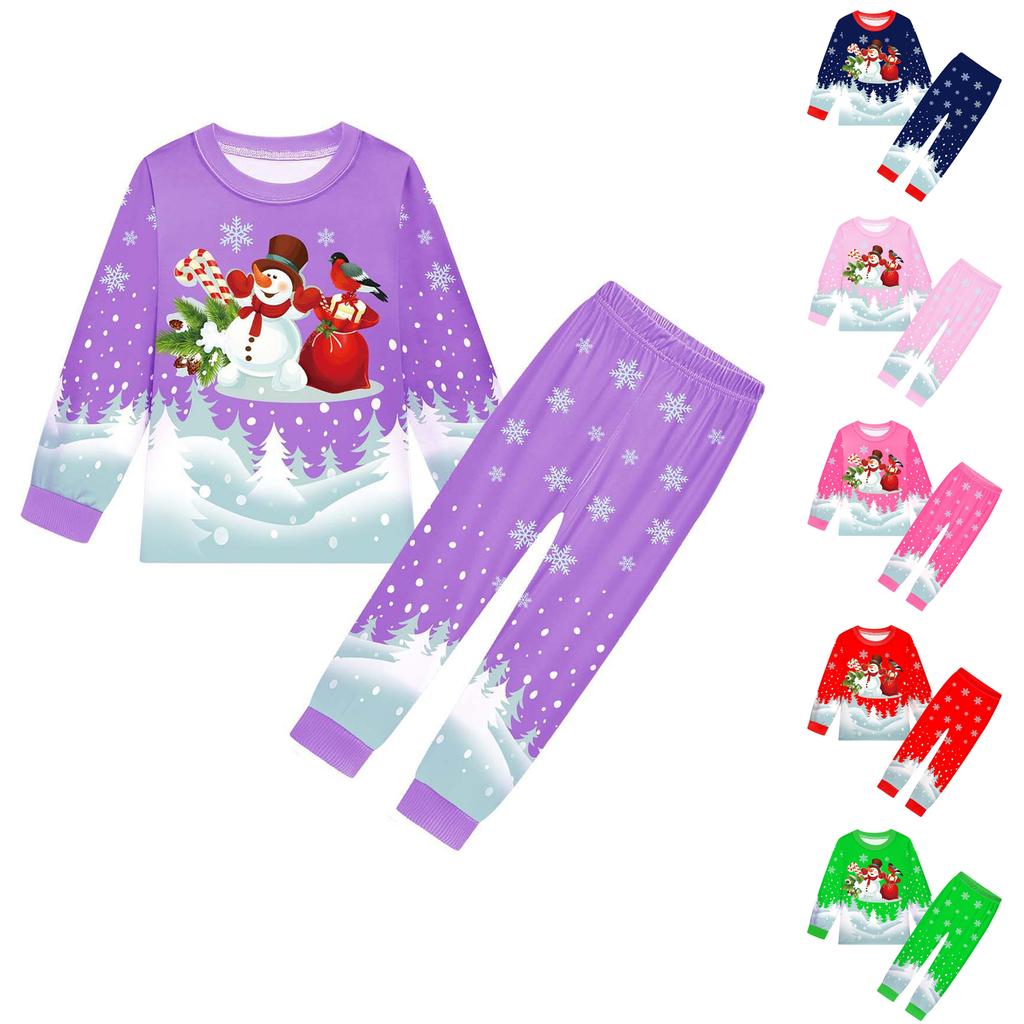 Children's Fashion Suit Skirt Round Neck Long Sleeve Top Pants