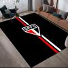 Sao Paulo FC2 Flannel Pattern Square Carpet,Area Rug,Carpet Rug for Living Room Bedroom Sofa Playroom Decor,Non-slip Floor Mat