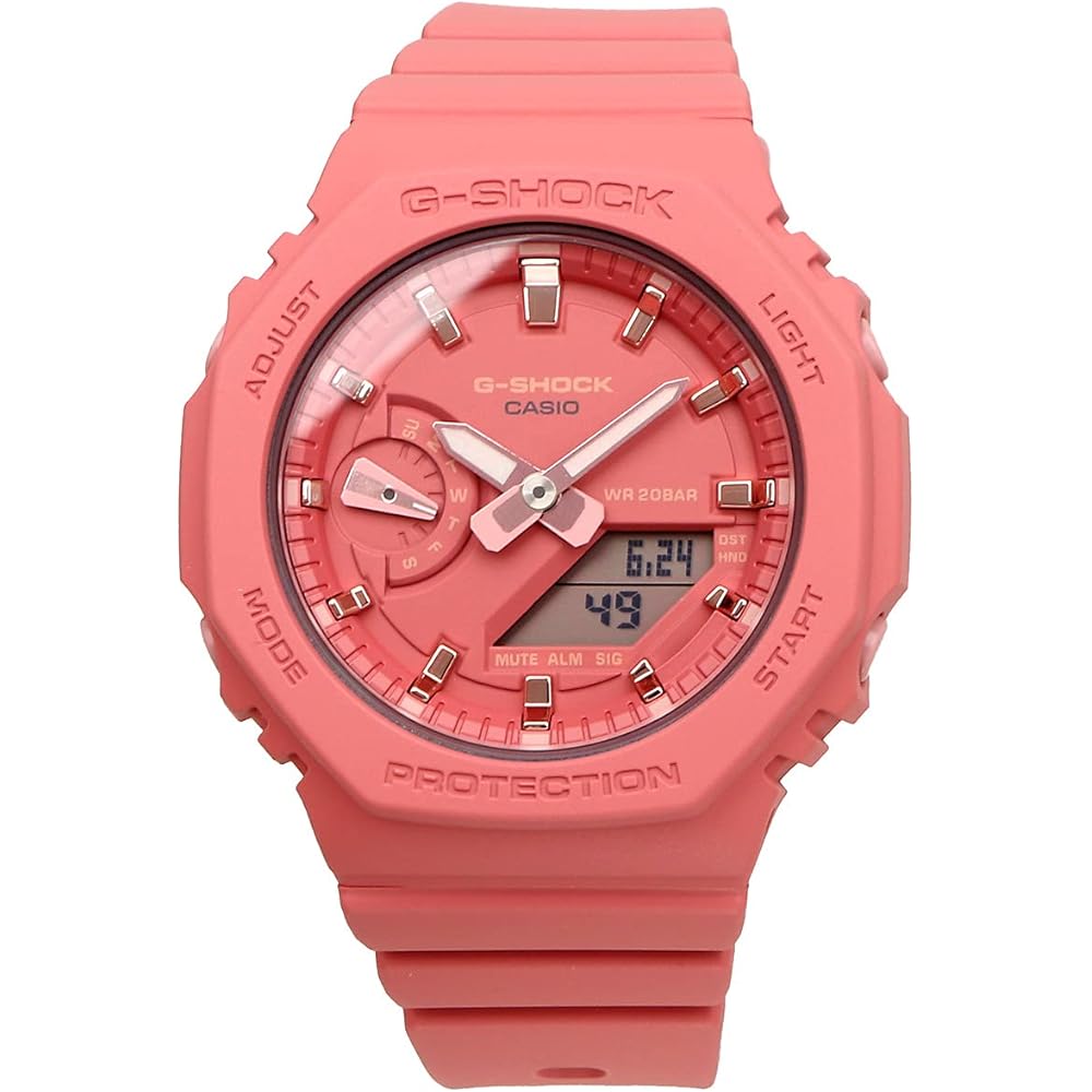 Casio G-Shock GMA-S2100-4A2 Octagon Design Matte Salmon Pink Watch Unisex