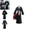 Hochwertiges Bleach Kurosaki Ichigo Cosplay-Kostüm mit zeitlosem Umhang-Design