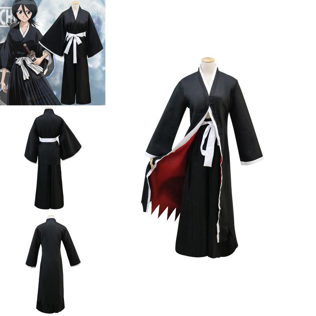 Hochwertiges Bleach Kurosaki Ichigo Cosplay-Kostüm mit zeitlosem Umhang-Design