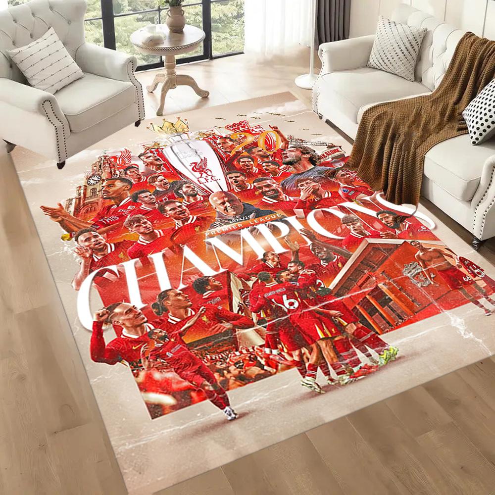 Liverpool Football Club Floor Mat Perfect For Decorate Room Foyer Bedrooms Outdoor Antislip Carpet Office Home Decor